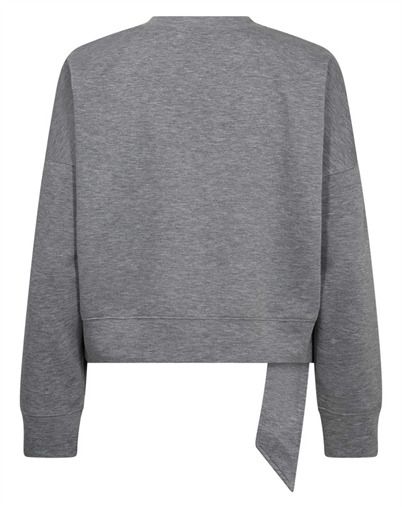 Co'Couture - Lance CC Belt Sweatshirt - Grey Melange